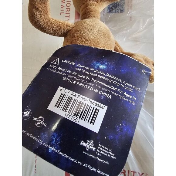 + ET the Extra-Terrestrial Plush 8 Inches Universal Studios Toy Factory - Picture 6 of 9